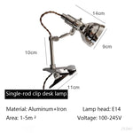 lampe articulée argentée industrielle led fixée mur éclairage quotidien moderne