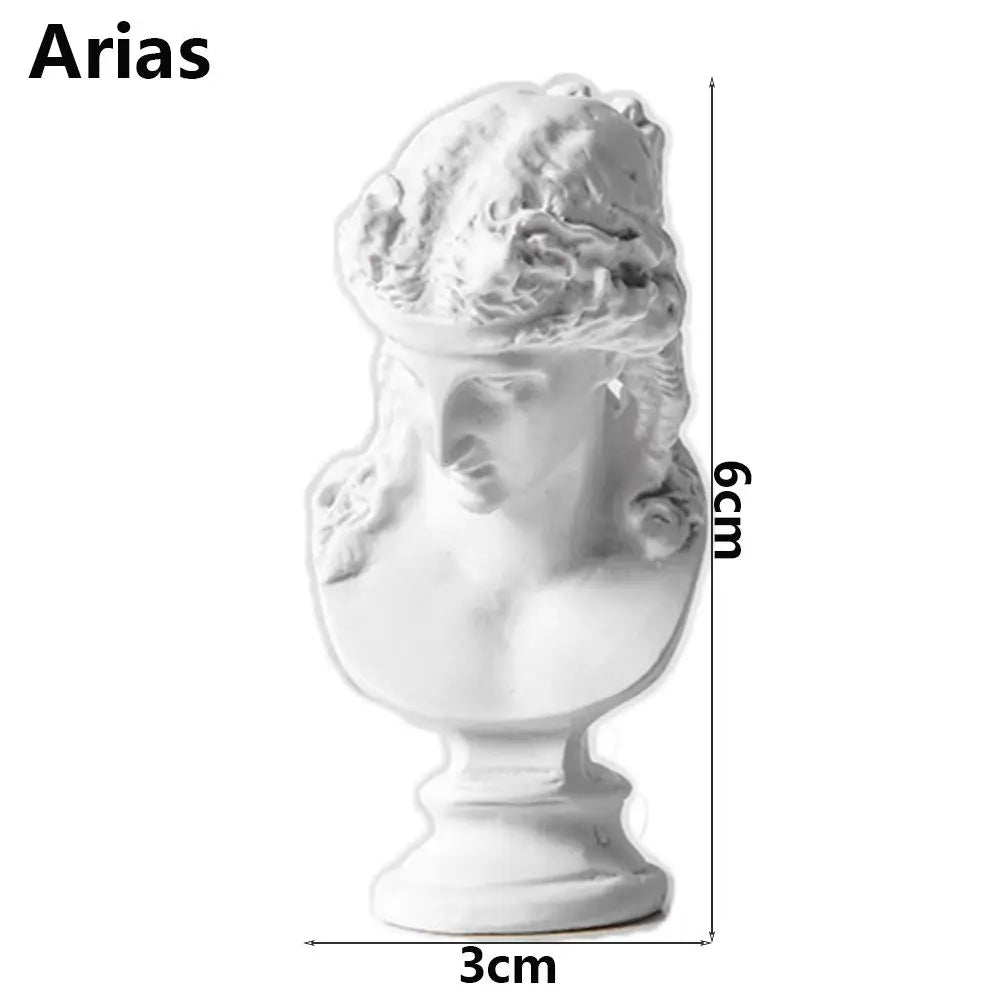 buste sculpté résine blanc classique agrippa aphrodite ares arias brutus david hermes moliere stgeorge