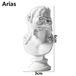 buste sculpté résine blanc classique agrippa aphrodite ares arias brutus david hermes moliere stgeorge