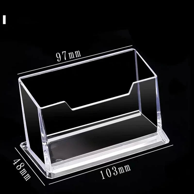 porte cartes transparent moderne boîte rangement cartes visite acrylique minimaliste boîte rangement grande capacité