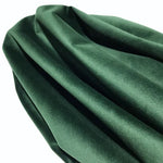 serviettes tissu velours polyester résistance abrasion couleurs unies moderne noir marron rose blanc vert