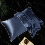 taies d'oreiller soie naturelle couleurs solides élégant satin opacité respectueux environnement simple hospitalière