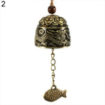 cloche vent ange doré rouge métal brillant traditionnelextérieur cloches fixé chaînes