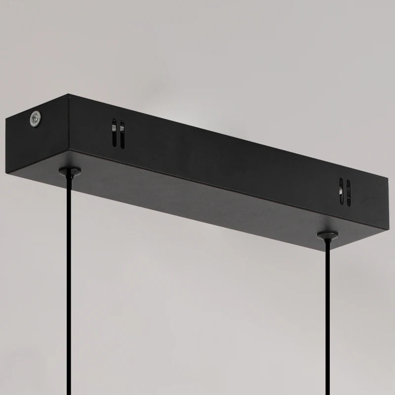 lampe suspendue moderne minimaliste noir câbles noirs salon chambre étude hall