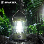 lanterne solaire camping rechargeable led suspendue urgence rouge verte noire vintage métallique