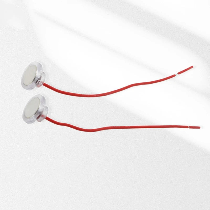 interrupteur tactile transparent moderne câble contemporain rouge lisse diamètre 10mm