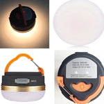 lampe camping portable led rechargeable aimantée moderne noir orange blanc