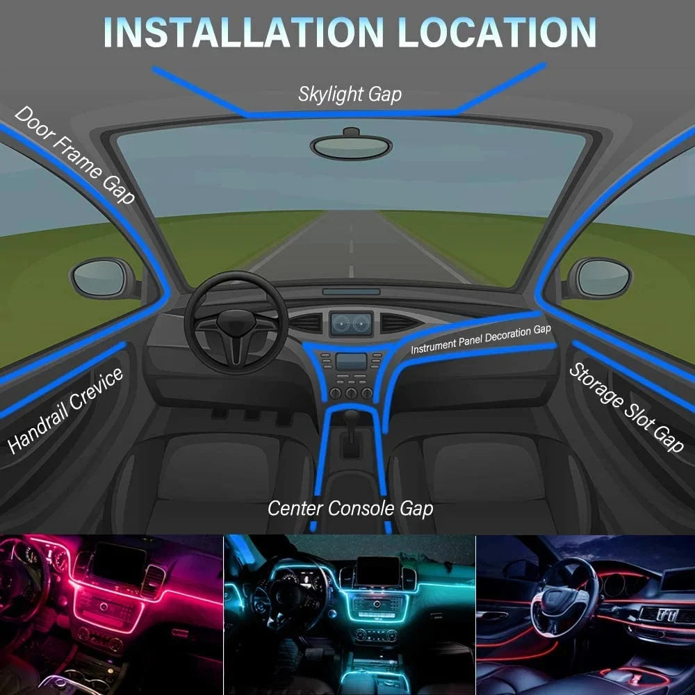 Bande LED néon flexible coupée à la longueur désirée