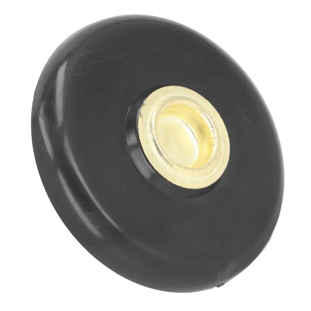 tapis antidérapant violoncelle noir doré rainures concentriques durable caoutchouc pratique musicien rond