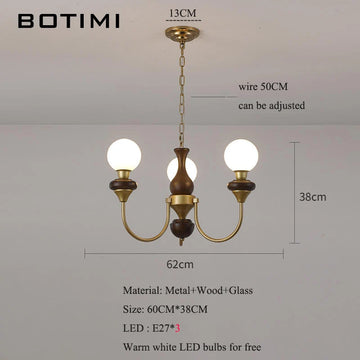 lustres modernes chandelier or marron foncé ampoules led globes opaques éléments décoratifs