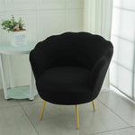 housse fauteuil blanc bleu rose gris beiges rayures horizontales moderne pieds dorés machine extensible