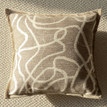 coussin deco fausse fourrure motif geometrique noir blanc nordique contemporain canape voiture