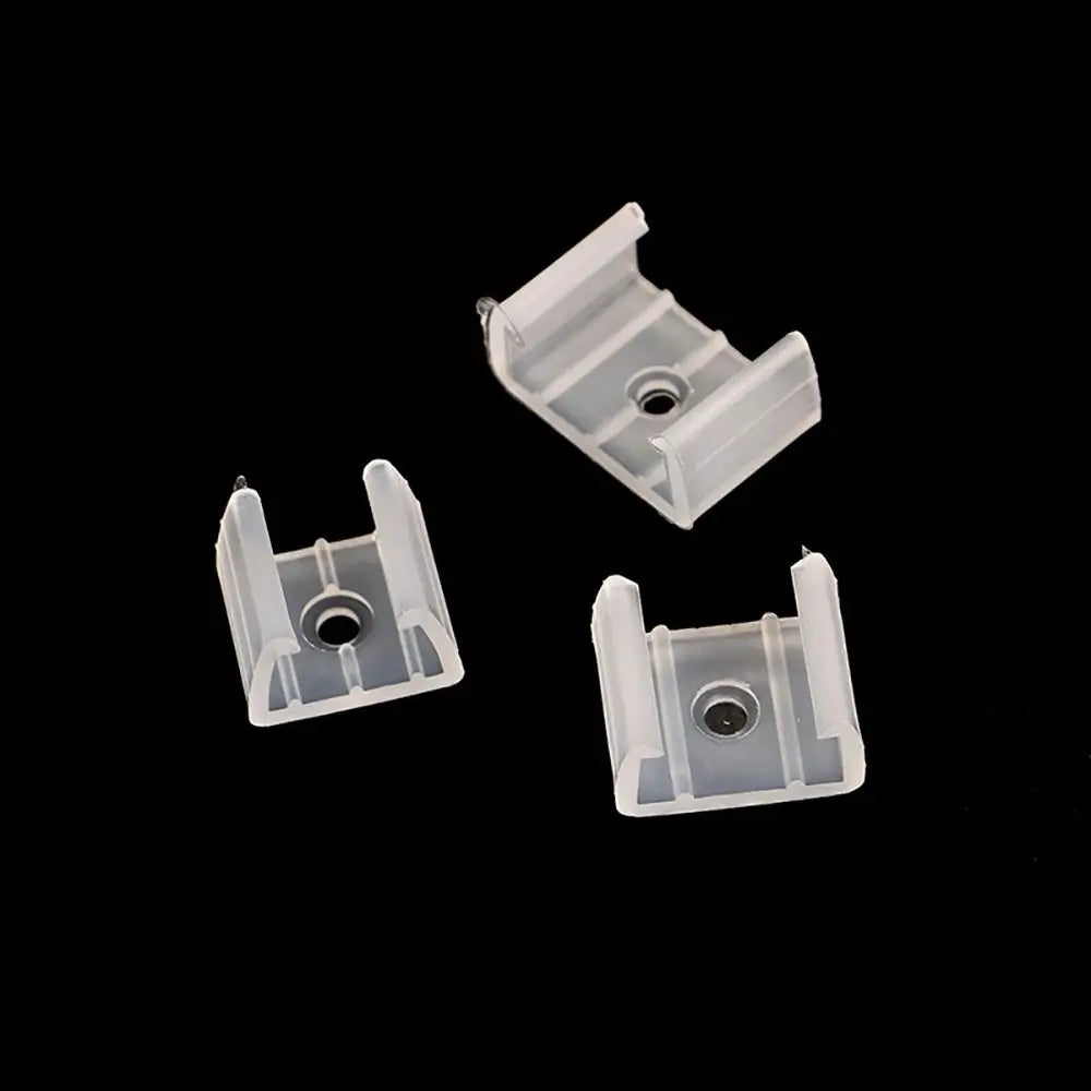 clips fixation ruban led transparent 6mm 8mm 10mm 12mm 14mm 16mm 18mm 20mm moderne