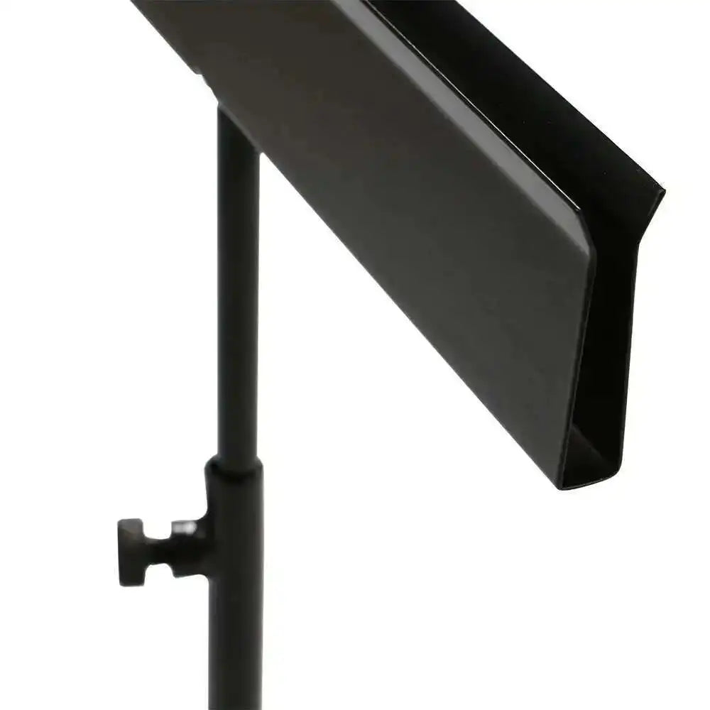 support publicitaire moderne inclinable vis fixe noir blanc or argent matériaux métal rectangle