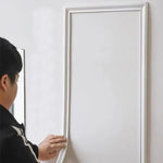profil fenetre porte deco rayures horizontales adhesif blanc moderne
