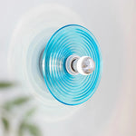 lampe murale verre coloré moderne éclairage bleu jaune transparent fixée chambre entrée étude