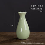 vases céramique moderne rayures horizontales orange blanc rose jaune vert clair