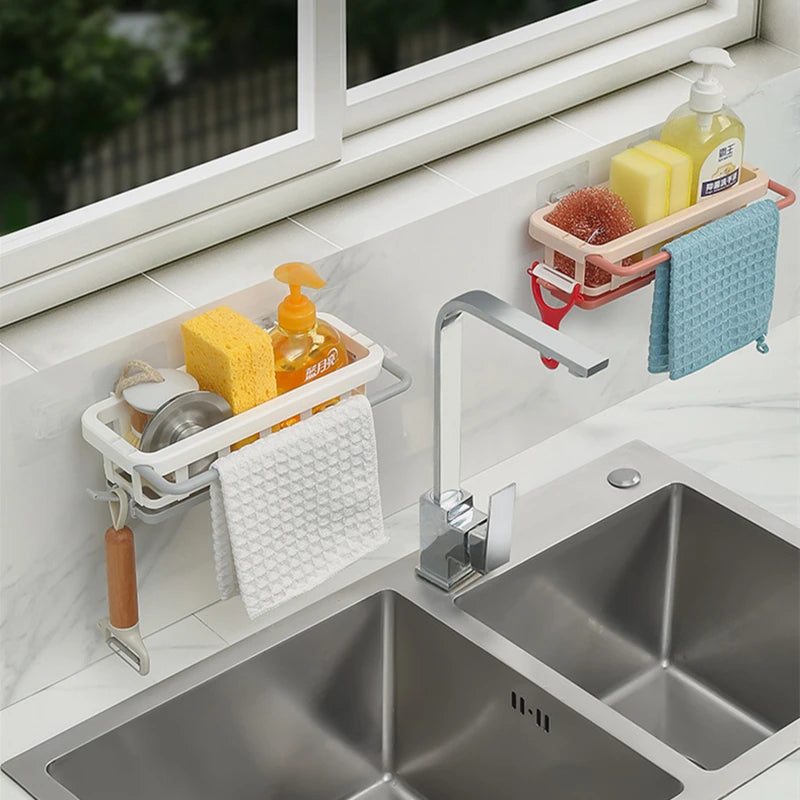 étagère cuisine moderne multi usages gris clair vert pastel rose pâle blanc plastique lisse