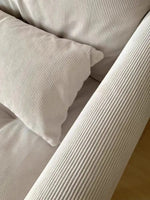 tissu velours côtelé rayures vert olive marron vintage doux chaud polyester coudre maison bricolage