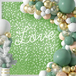 rideau paillettes vert clair motif rayures verticales moderne opacité occasion anniversaire mariage baptême fête