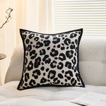 taies d'oreiller géométriques polyester non toxique maison moderne motifs léopard adhésifs respectueux environnement
