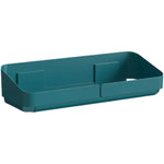 étagère rangement murale adhésive bleu jaune blanc moderne bouteilles flacons pots cosmétiques salle bains