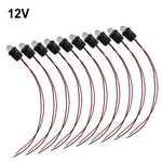 ampoules led noires blanches 10 pièces câbles modernes translucides 12v