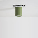 lampe moderne fer vert beige marron opacité éclairage quotidien minimaliste monté surface toucher interrupteur