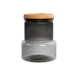 cache pot transparent moderne pot plante maison beige orange bleu