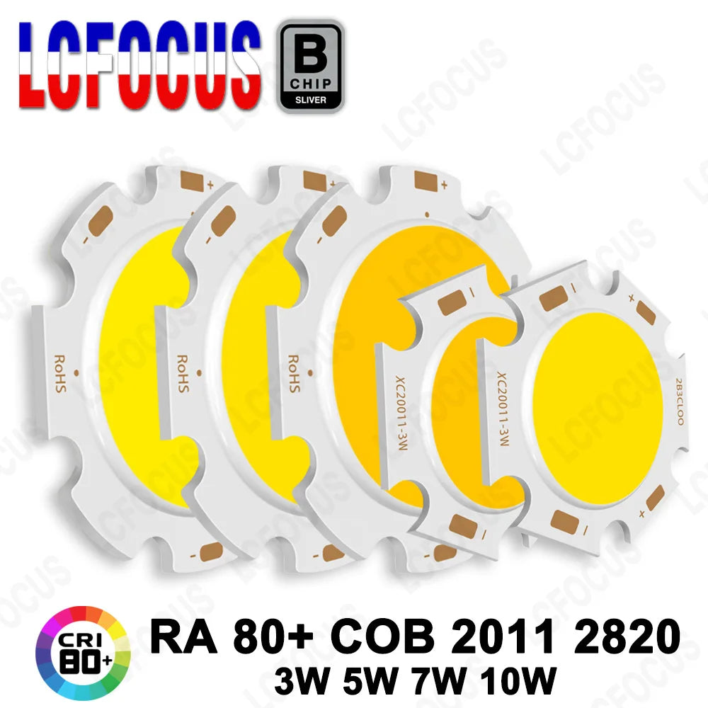ampoule led cob ronde spot encastrable intérieur blanc chaud neutre froid