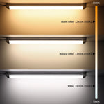 tube led blanc haute luminosité 2000lm aluminium moderne clips fixations