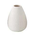 vase céramique blanc minimaliste ligne horizontale décoration intérieur table simpleOpaque