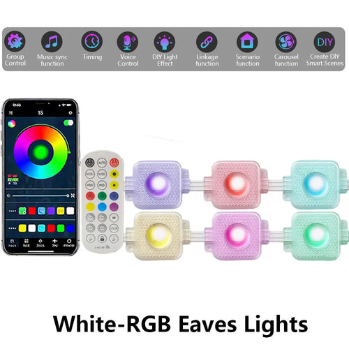 guirlande lumineuse led multicolore extérieure étanche clips décoration jardin fête mariage maison