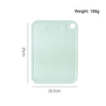 planches découper rectangulaires plastique pp vert pastel rose clair blanc moderne respectueux environnement