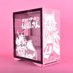 autocollants decoratifs anime blanc noir boitier pc films metallises opacite moderne stylise
