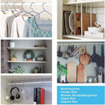 tige rideau douche blanc tension ressort extensible respectueux environnement moderne fixe sans perçage
