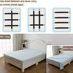 clips draps noir blanc rayures horizontales élastiques anti glisse support couverture moderne chambre