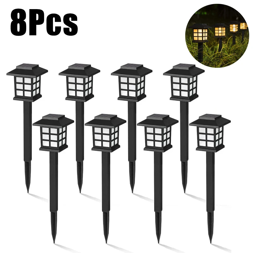 lumière solaire led moderne noire carré blanc ip65 extérieure jardin patio allée urgence