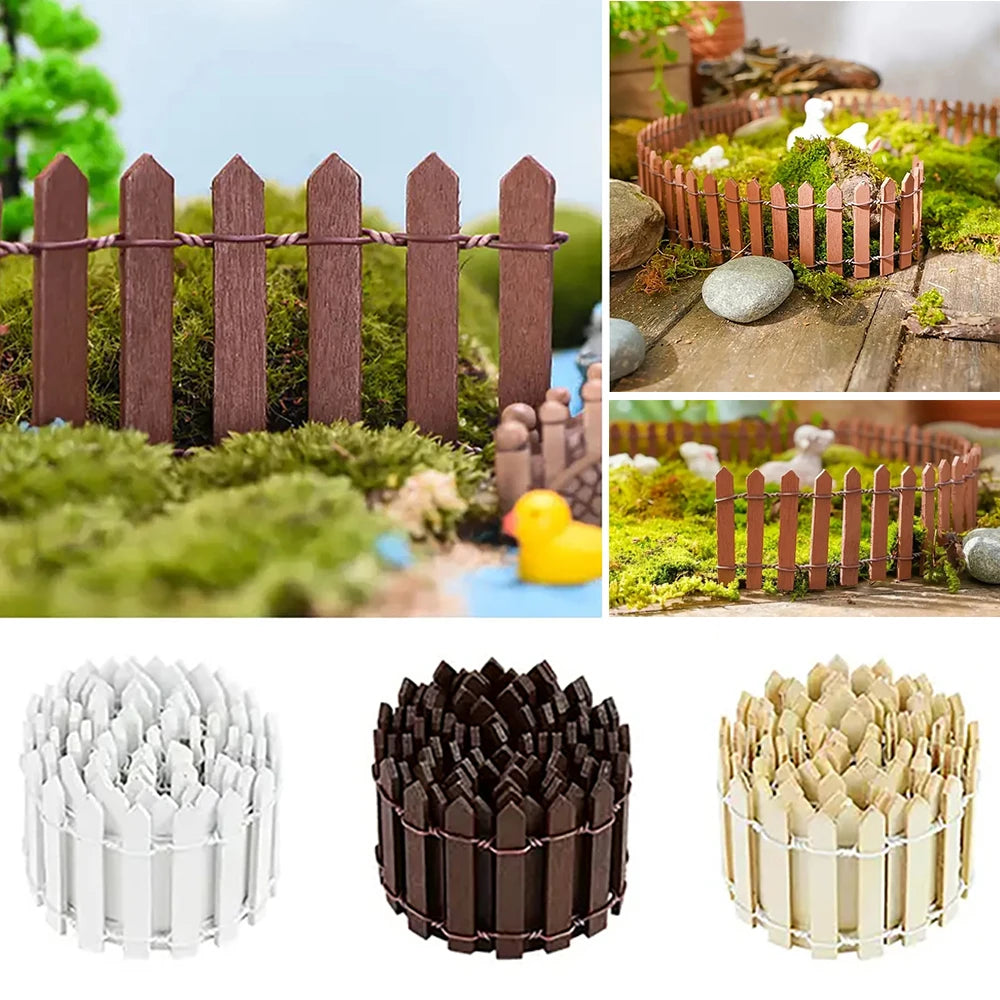 décoration miniature rustique clôture bois lapins agneaux succulentes pot mousse galetsextérieur jardin féerique