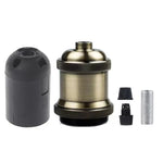 ampoule vis e27 or cuivre argent noir lisse brillant moderne industrielle fixée vis douille