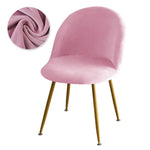 housse chaise velours unie moderne beige verte mariage banquet accueil fixe pieds métalliques dorés