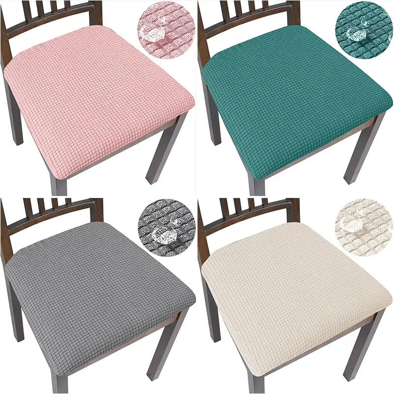 couvre siege chaise moderne polyester gris beige rose vert noir marron carreaux opacité lavable