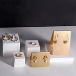 présentoir bijoux doré classique strass clips élégants autoportant support organisation écritoires métal