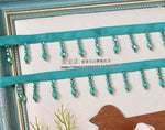 rubans décoratifs pendantes mariage bleu noir rose vert marron beige