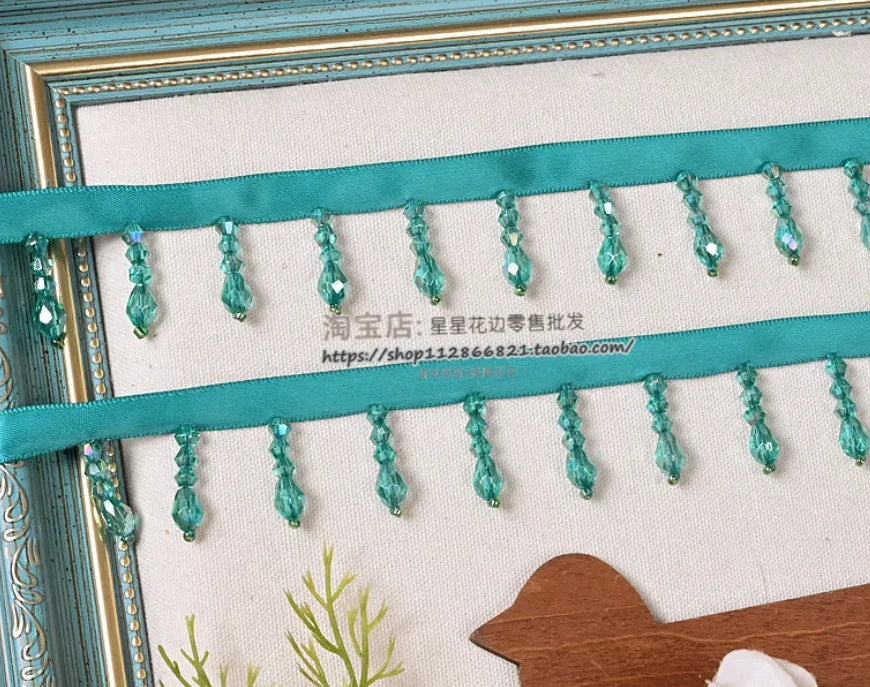 rubans décoratifs pendantes mariage bleu noir rose vert marron beige
