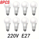 ampoules led e27 blanc opacité moderne 2700k 6500k 3w 6w 12w 15w 18w 20w