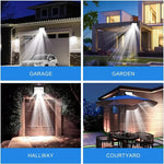 projecteur led extérieur noir moderne ip66 220v 10w 20w 30w 50w 100w bras rotatif