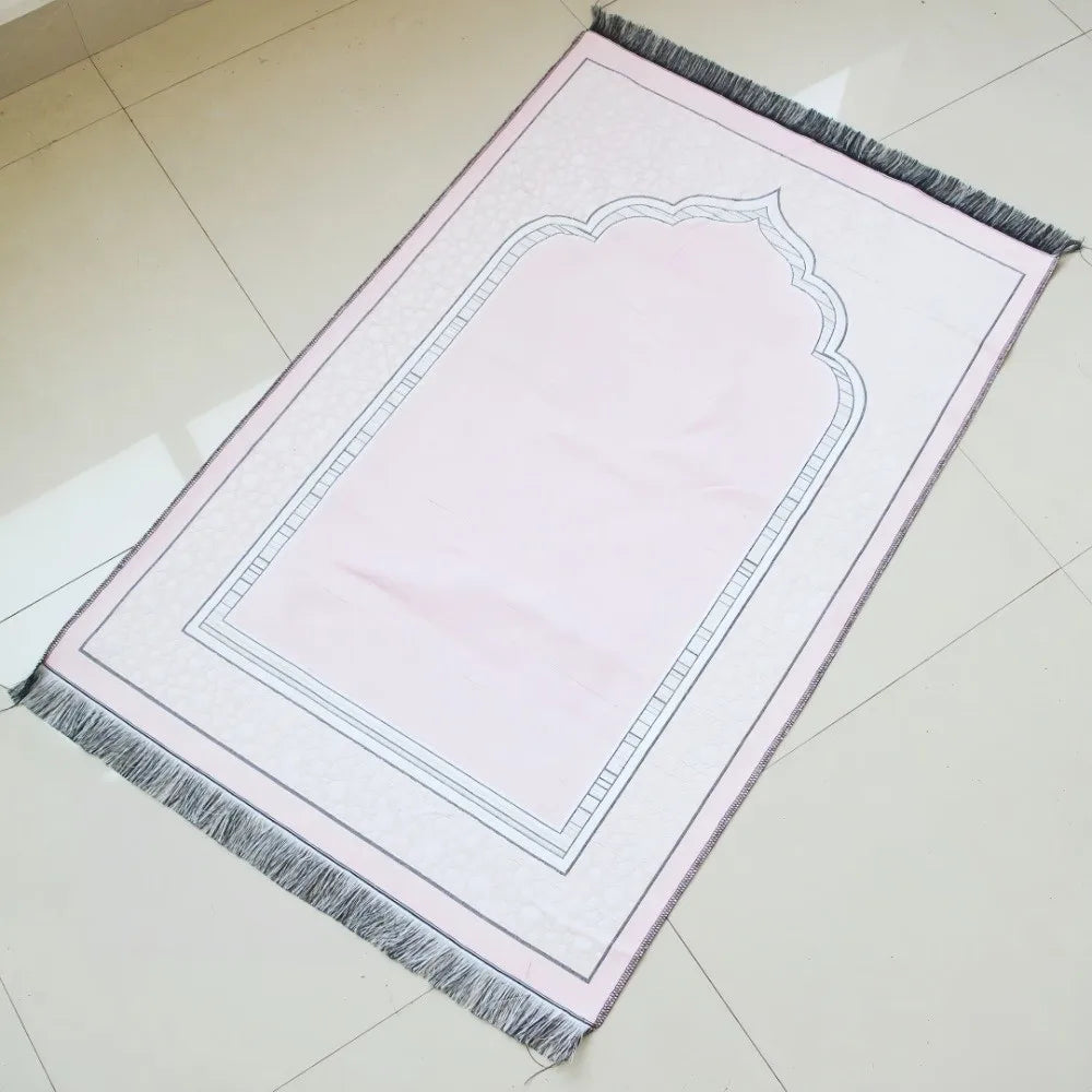 tapis prière violet géométrique moderne sans bpa pvc polyester chambre maison