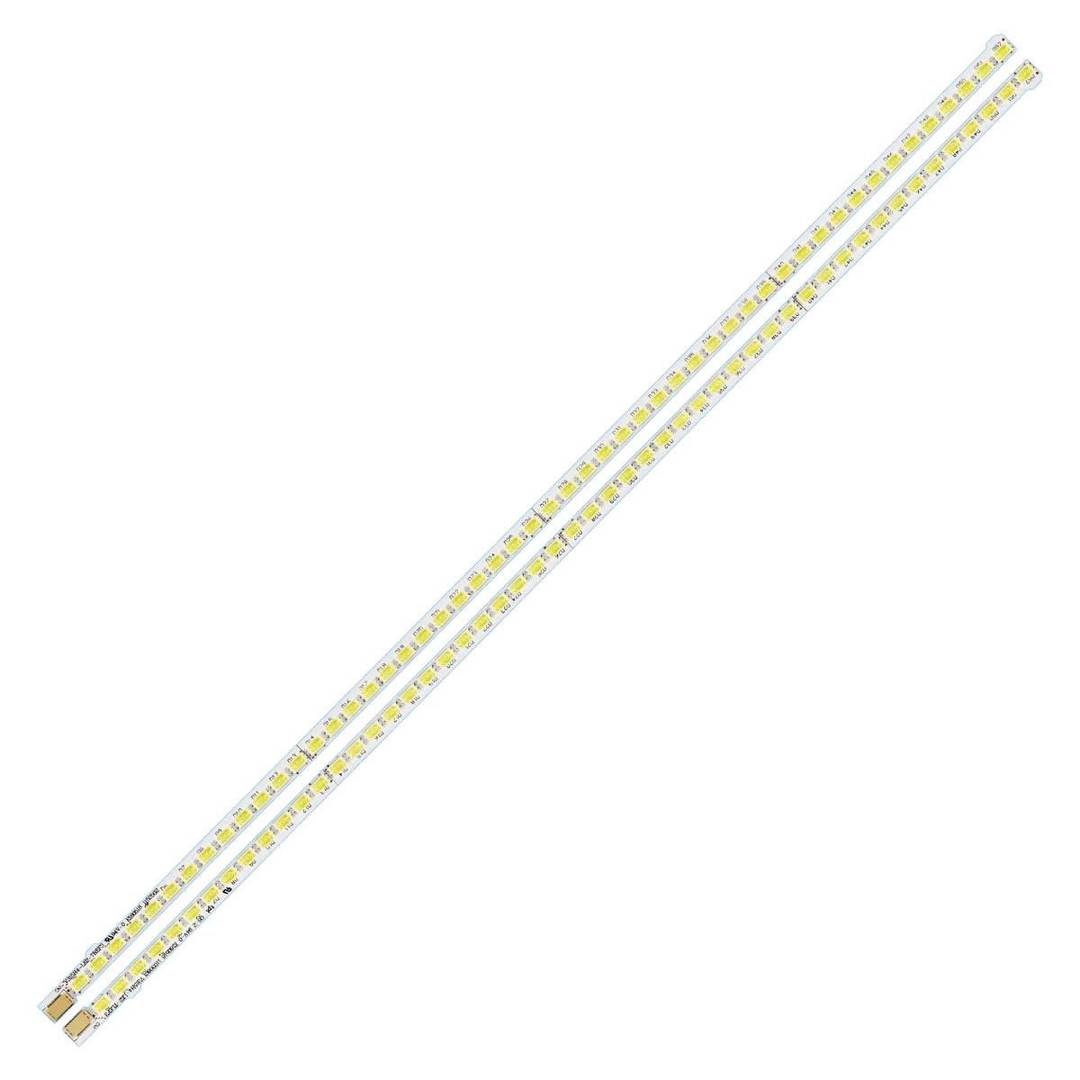 ruban led blanc 360mm 52 diodes 3v adhésif moderne connecteur double