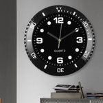 horloge murale moderne quartz aiguille vert noir bleu salon chambre